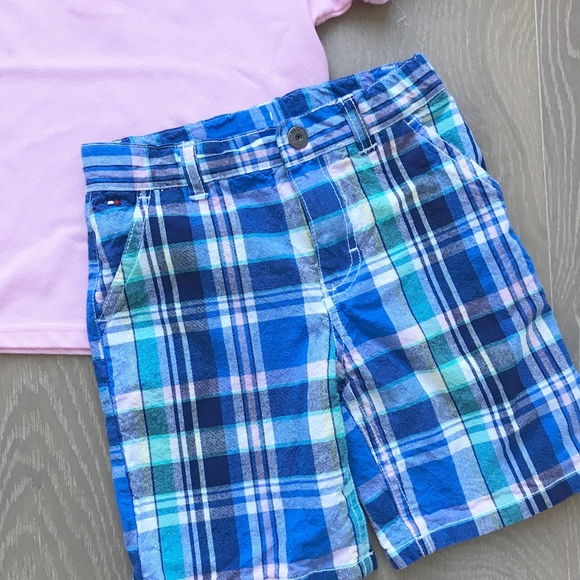 NWOT Tommy Hilfiger Boys Plaid Shorts - Picture 6 of 8